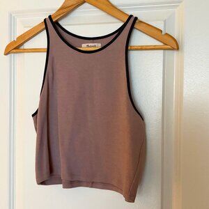 Purple/Black Madewell Crop Top